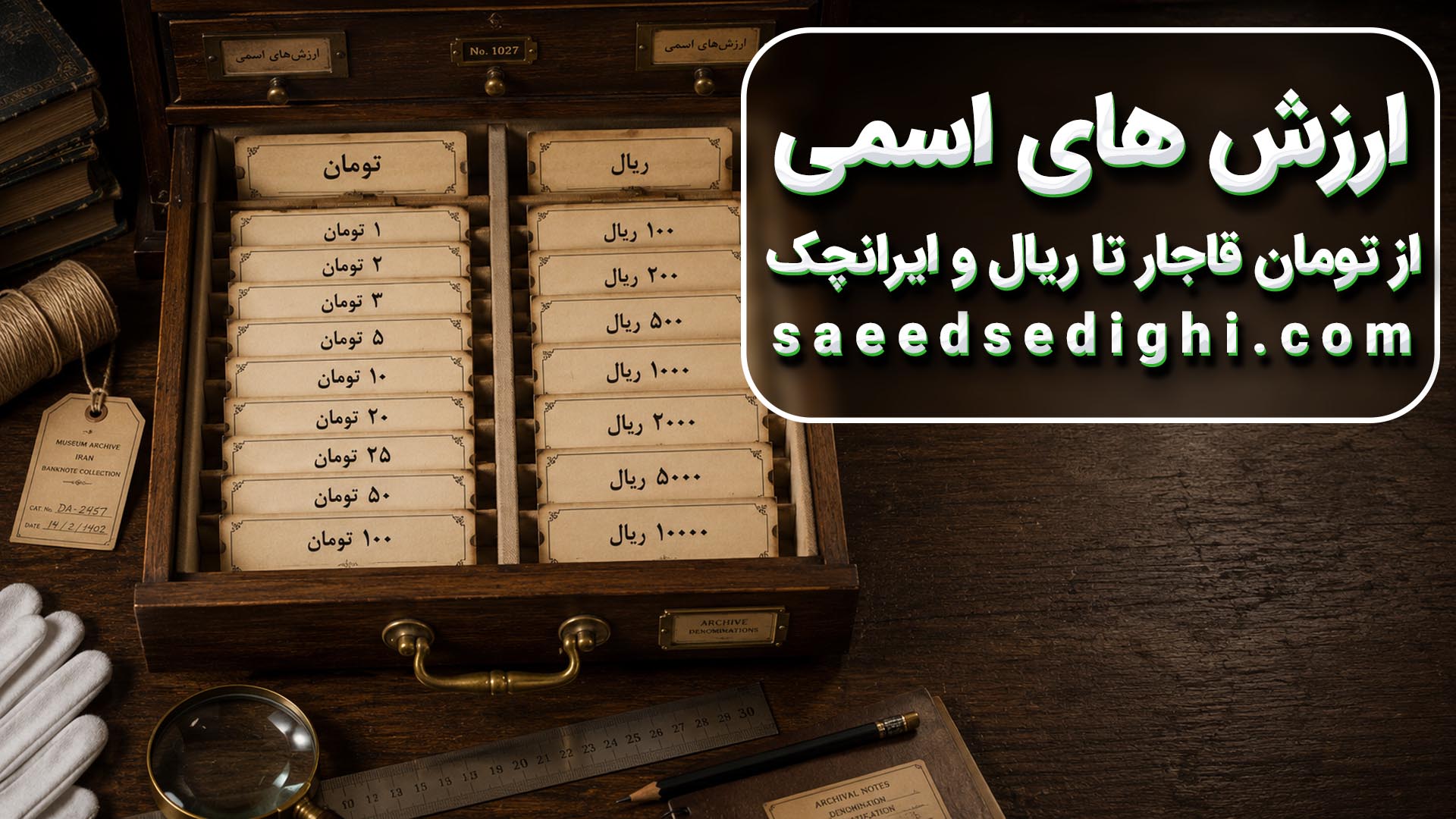 ارزش‌های اسمی اسکناس